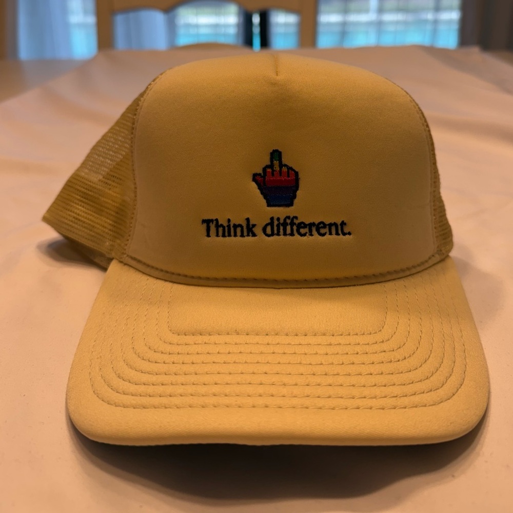 NWOT Field Grade “Think Different” Hat with Embroidered Design